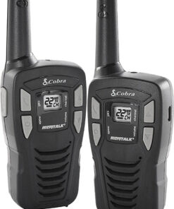 Cobra - 16-Mile 22-Channel FRS/GMRS 2-Way Radio (Pair) - Black