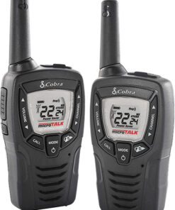 Cobra - 25-Mile, 22-Channel FRS/GMRS 2-Way Radio (Pair) - Black