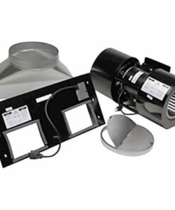 Viking - 1200 CFM Interior-Power Ventilator Kit - Black