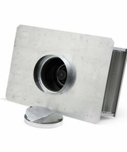 Viking - 1500 CFM Exterior Power Ventilator Kit - Silver