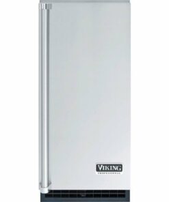 Viking - 15" Undercounter/ Freestanding Nugget Ice Machine - Silver