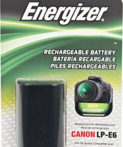 Energizer - Rechargeable Li-Ion Replacement Battery for Canon LP-E6