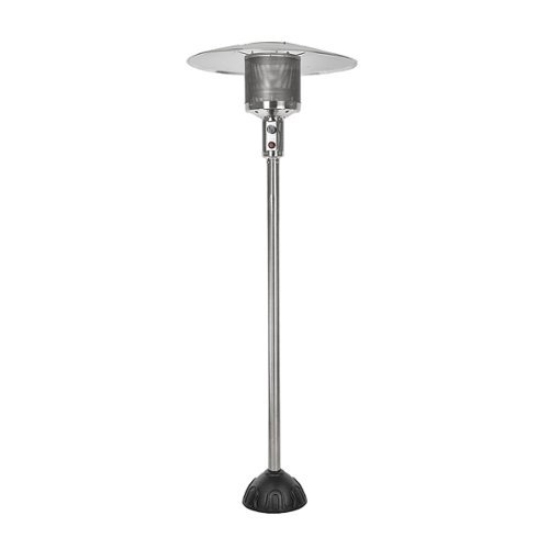 Fire Sense - Stainless Steel Natural Gas Patio Heater - Stainless Steel