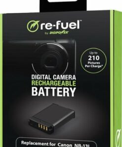 Digipower - Digital camera replacement battery for Canon NB-13L battery pack