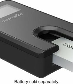 Digipower - Digital camera travel charger for Nikon batteries (EL5, EL8, EL10, EL11, EL12, EL19) - Black