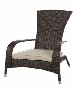 Patio Sense - Coconino Wicker Chair - Mocha/Beige