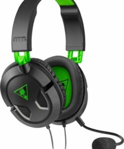 Turtle Beach - Recon 50X for Xbox Series X, Xbox Series S, Xbox One, PS5, PS4, PlayStation, Nintendo Switch, Mobile & PC with 3.5mm - Black/Green