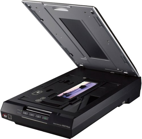 Epson - Perfection V600 Photo Scanner - Black