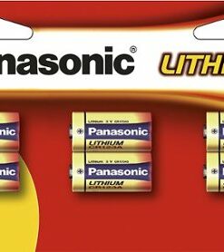 Panasonic - CR123 Batteries (6-Pack)