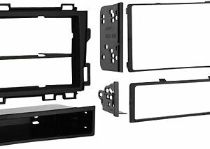 Metra - Dash Kit for Select 2009-2014 Nissan Murano DIN DDIN - Charcoal