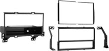 Metra - Dash Kit for Select 2007-2012 Nissan Sentra DIN DDIN - Black