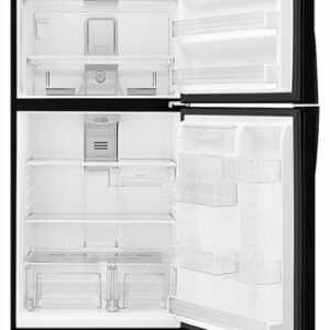 Whirlpool - 21.3 Cu. Ft. Top-Freezer Refrigerator - Black