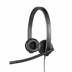 Logitech - H570e Stereo Wired Over-ear Headset - Black