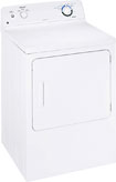 GE - 6.0 Cu. Ft. 3-Cycle Electric Dryer - White