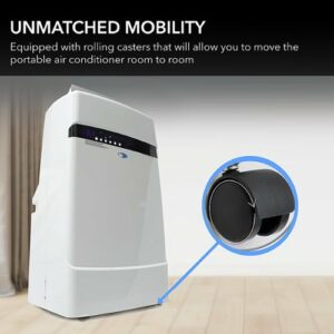 Whynter - 400 Sq. Ft. Portable Air Conditioner - Frost White