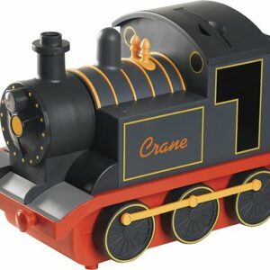 CRANE - 1 Gal. Adorable Ultrasonic Cool Mist Humidifier Train - Black/Red