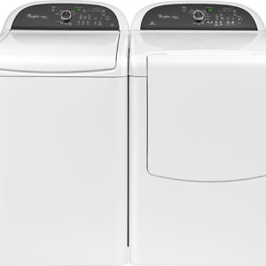 Whirlpool - Cabrio Platinum 7.6 Cu. Ft. 9-Cycle Electric Dryer - White