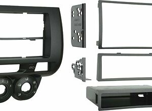 Metra - Dash Kit for Select 2007-2008 Honda Fit DIN DDIN - Black