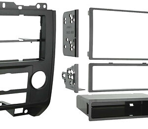 Metra - Dash Kit for Select 2008-2012 Ford Mazda Escape Tribute DIN DDIN - Black