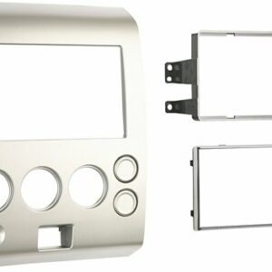 Metra - Dash Kit for Select 2004-2007 Nissan Titan DDIN - Silver