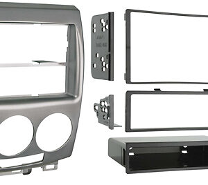 Metra - Dash Kit for Select 2006-2010 Mazda 5 DIN DDIN - Silver