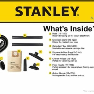 Stanley - SL18191P 10 Gallon wet/dry vacuum - black