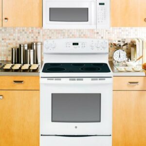 GE - 1.6 Cu. Ft. Over-the-Range Microwave - White