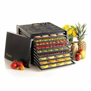 Excalibur - 9-Tray Food Dehydrator with 26-HR Timer and Adjustable Thermostat - Black