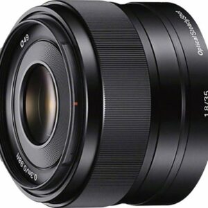 Sony - 35mm f/1.8 Prime Lens for Most NEX E-Mount Cameras - Black