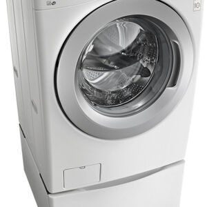 LG - 4.0 Cu. Ft. 7-Cycle Ultralarge-Capacity High-Efficiency Front-Loading Washer - White