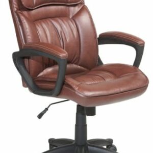 Serta - Executive Office Chair - Cognac Brown