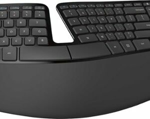 Microsoft - Sculpt Desktop Ergonomic Full-size Wireless USB Keyboard and Mouse Bundle - Black