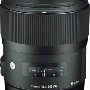 Sigma - 35mm f/1.4 DG HSM Art Standard Lens for Canon - Black