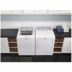 Maytag - 7.0 Cu. Ft. Electric Dryer with Extra-Large Capacity - White