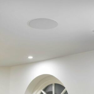 Bowers & Wilkins - 8" 2-Way Round In-Ceiling Speakers (Pair) - White/Black