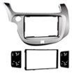 Metra - Dash Kit for Select 2009-2013 Honda Fit DDIN - Silver