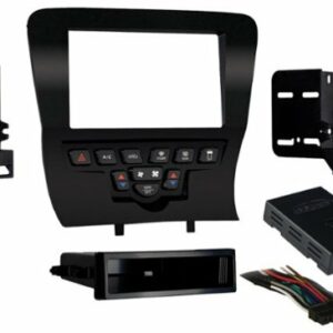 Metra - Dash Kit for Select 2011-2014 Dodge Charger DIN DDIN - Matte Black