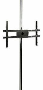 Peerless-AV - Modular Series Tilting Floor-to-Ceiling TV Mount for Most 32" - 60" Flat-Panel TVs - Black