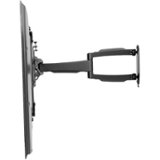 Peerless-AV - SmartMount Articulating, Retractable, Swivel, Tilt Display Wall Mount For Most 32" - 50" Flat Panel Displays - Semi-gloss Black