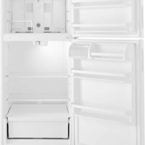 Amana - 14.4 Cu. Ft. Top-Freezer Refrigerator with Dairy Bin - White