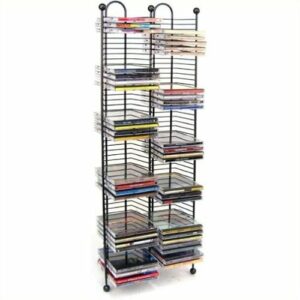 Atlantic - 100-Disc Nestable CD Tower - Gunmetal