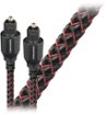 AudioQuest - OptiLink Cinnamon 4.9' Digital Optical Interconnect Cable - Red