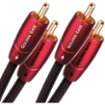 AudioQuest - GOLDG01R Golden Gate 1m (3.28 ft.) RCA Audio Cable - Red