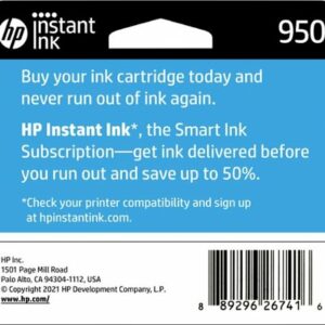 HP - 950 Standard Capacity Ink Cartridge - Black