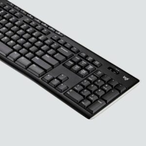 Logitech - K270 Full-size Wireless Membrane Keyboard - Black