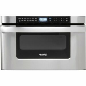 Sharp - 24" 1.2 Cu. Ft. Built-in Microwave Drawer - Stainless Steel