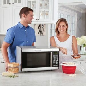 Cuisinart - 1.0 Cu. Ft. Mid-Size Microwave - Stainless Steel