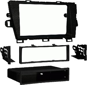 Metra - Dash Kit for Select 2010-2015 Toyota Prius DIN - Matte Black