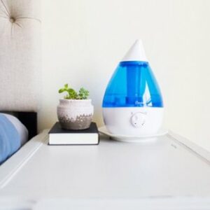 CRANE - 1 Gal. Ultrasonic Cool Mist Humidifier - Blue/White