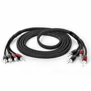 AudioQuest - Rocket 44 10' Pair Bi-Amp Speaker Cable, Silver Banana Connectors - Silver/Black